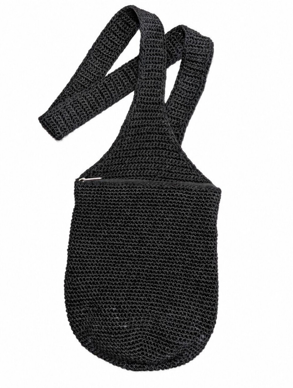 The Sak Black Crochet Shoulder Bag, Boho Chic